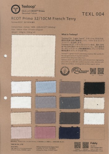 Texloop RCOT 32/10 CM裏毛（在庫限り）